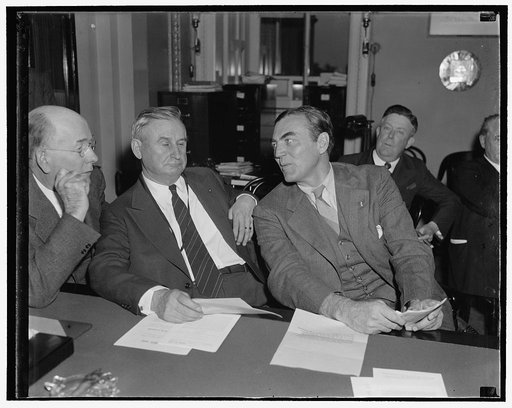Rep. Hamilton Fish on neutrality. Washington, D.C., Oct. 30. After the House Rules Committee Session, Rep. Hamilton Fish was interviewed by the press. He told reporters that he had no disposition to filibuster and hoped that congress would disposed of the matter by Friday night, but he said opponent