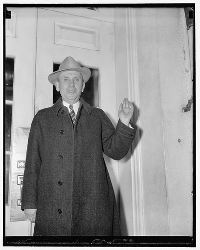 Democratic committeeman sees president. Washington, D.C., Oct. 31. E.H. Birmingham, chairman of the Iowa Democratic State Central Committee, conferred with president today but said he called merely to 'pay my respects to a great man and a great president.' He said he discussed national conditions in