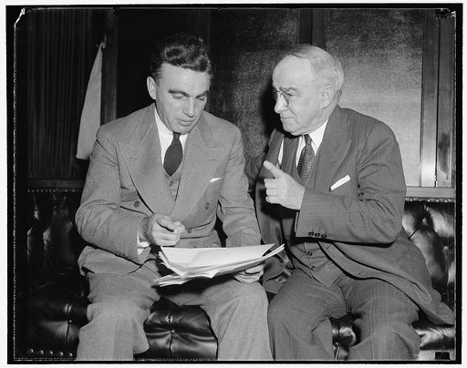 Take opposing stands in house debate. Washington, D.C., Oct. 31. Rep. James A. Shanley, Dem., of Connecticut, and Rep. Luther A. Johnson, Dem., of Texas, today fired verbal broadsides for and against the Neutrality Bill. Shanley pled for retention of the arms embargo and Johnson asked for its repeal