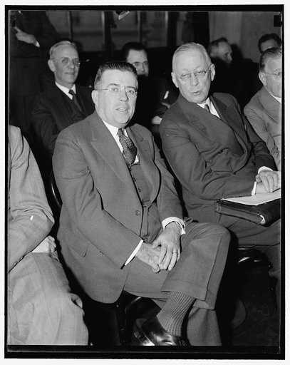 Monopoly Committee adviser. Washington, D.C., Nov. 2. John V. W. Reynders, U.S. Department of Commerce adviser to the National Monopoly Committee, snapped at today's session of the committee hearing