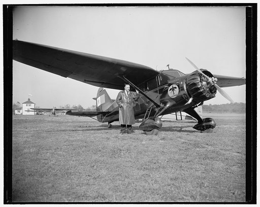 Rev. Paul Schulte [with airplane