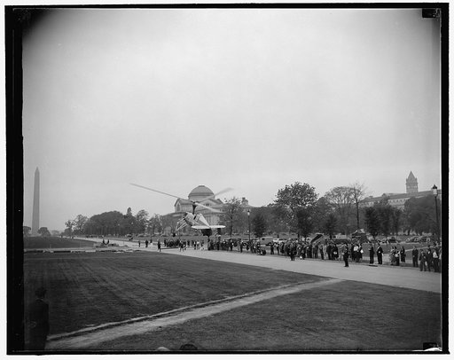 Air mail pick-up demonstration