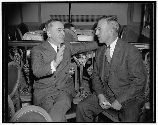 Conference on Inter-American relations in the field of education. John W. Studebaker, Commissioner of Education, and James F. Zimmerman, President of the University of New Mexico