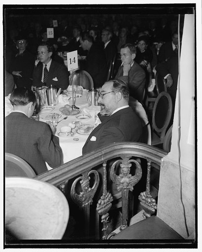 Senor Dr. Don Fernando de Los Rios, former Ambassador from Spain and once head of Madrid University who attended as a scholar--not representing any school