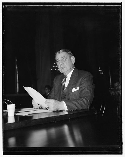 U.S. official charges American Student Union is communist. Washington, D.C., Nov. 27. Major Hampden Wilson of the U.S. Veterans Administration, today told the Dies Committee that the American Student Union is the vehicle for the spread of communism in the American school system. Wilson gave a summar
