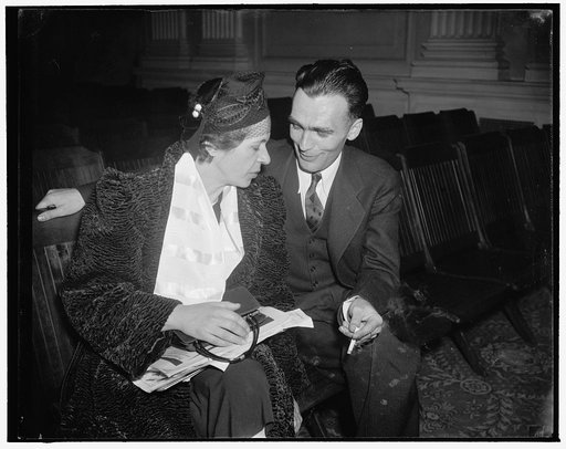 Husband and wife occupy morning's testimony of Dies Committee. Washington, D.C., Nov. 29. Mr. and Mrs. William G. Ryan, former members of the Communist Party, each took the stand before the Dies Committee to tell of their experiences here and in the Spanish Loyalist Army as communists. They are show