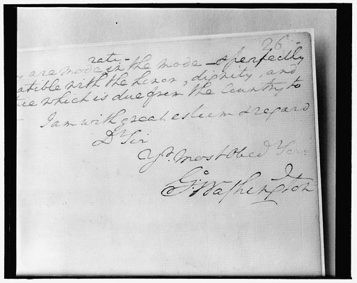 Geo. Washington signature