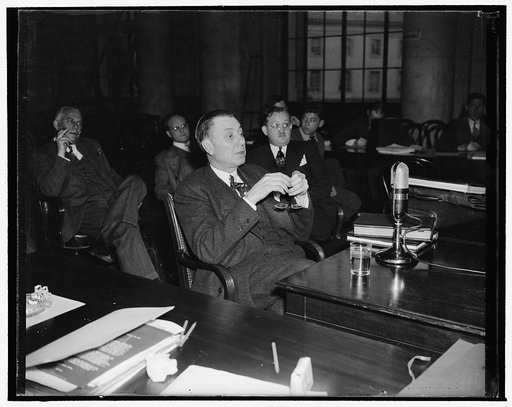 Quizzed by Monopoly Committee. Washington, D.C., Dec. 21. Herbert G. Shimp, President of the American Conservation Co., detailed to the National Monopoly Committee today the deal he made with Hugh T. Martin, President of the Illinois Bankers Life Assurance Co., whereby $430,000 paid to his--Shimp--c
