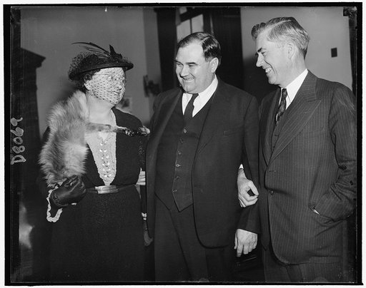 Mrs. Grover B. Hill, Mr. Hill, Mr. Henry Wallace