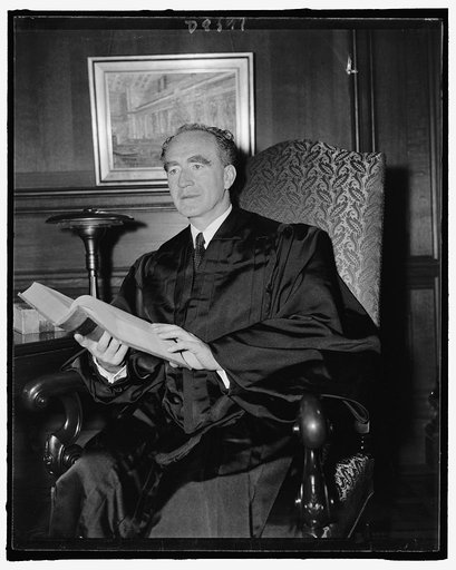Newest member of U.S. Supreme Court, Frank Murphy, former Atty. General, Feb. 1940