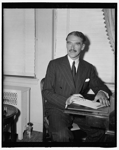 Maj. Richard Casey, first Minister from Australia to U.S., 2-22-40