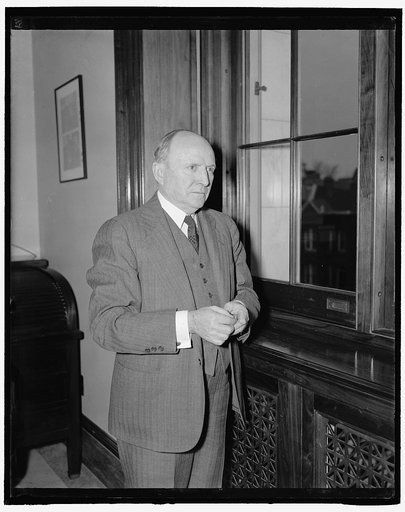 California [i.e., Colorado] Solon. Washington, D.C., March 2. Senator Alva B. Adams, Democrat from Colorado, from a new informal photograph made at his office today, 3-2-40