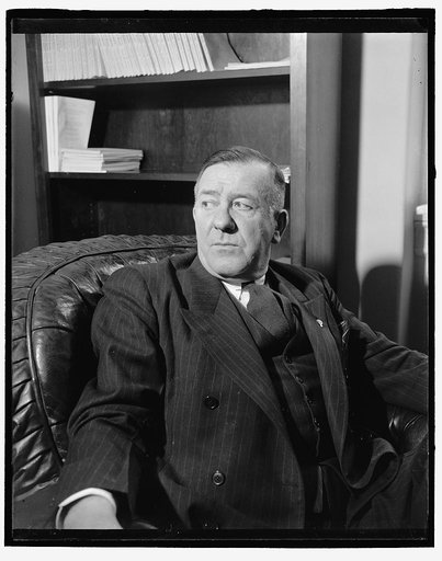 Indiana Congressman. Washington, D.C., March 6. A new informal picture of Rep. Raymond S. Springer, Republican of Indiana, 3-6-40