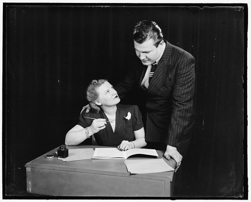 Couple working out budget