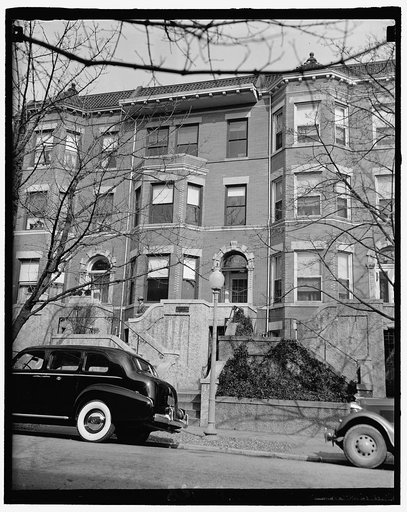 Exterior of Australian Legation, 1811 24th St., N.W. Home of Richard Casey