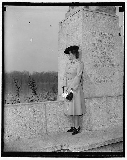 Mrs. Lister Hill [Titanic Memorial, Washington, D.C.
