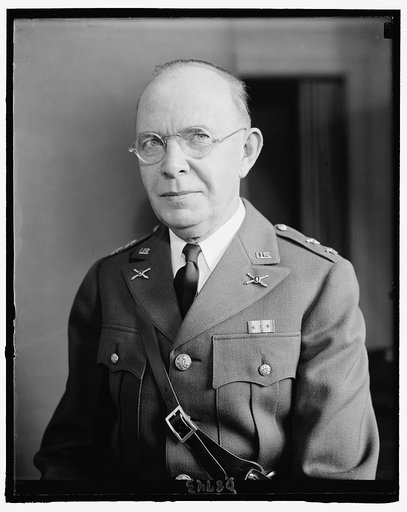 Maj. Gen. Joseph A. Green, new Chief of Coast Artillery, U.S. Army, April 1940