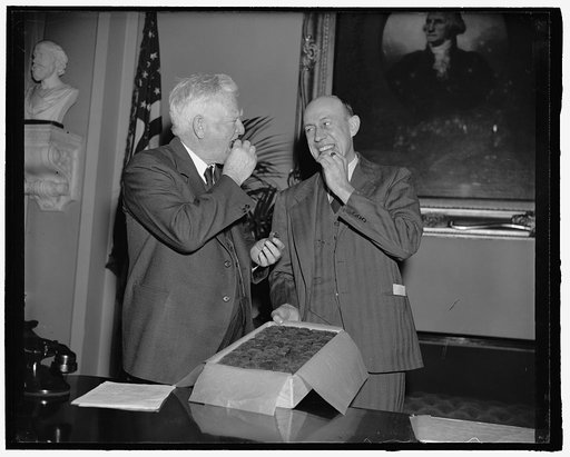 Vice President John N. Garner and unidentified