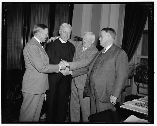 Vice President John N. Garner and group