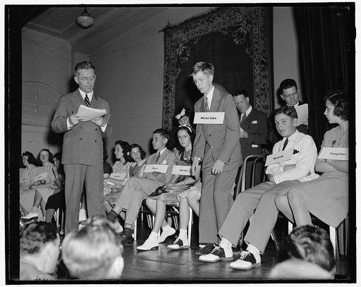 Children with the Courier-Journal Spelling Bee, 1940