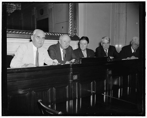 Senate Finance Committee begins work on new defense financing program. Washington, D.C., May 29. The Senate Finance Committee today began work on the new defense financing program. It is expected that a thorough revision of the nation's tax structure will be made in an effort to end deficit financin