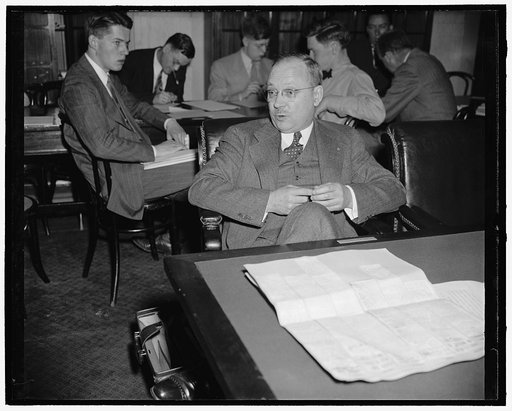 Before Senate Wire Tapping Committee. Washington, D.C., May 29. When he appeared before the Senate Wire Tapping Committee today, Frank B. Bielaski, Head of a private New York detective agency, got into an argument with Senator Sherman Minton of Indiana, over the existence of '10 percent Clubs' in In