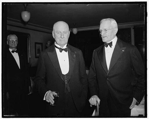 Pershing Guest of Honor of Baltic Club. Washington, D.C., June 1. General John J. Pershing was Guest of Honor tonight at the annual dinner of the Baltic Club, which is comprised of members of the A.E.F. who served overseas with the famous General during the World War. Left to right: Maj. Gen. James 