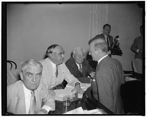 Public is 'willing and ready' to accept additional taxes to support defense program; Morgenthau. Washington, D.C., June 12. Secretary of Treasury Henry Morgenthau today told the Senate Finance Committee that the public 'is willing and ready' to accept additional taxes to support the defense program,