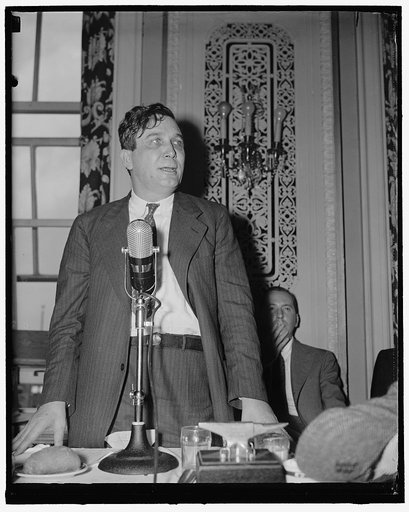 Wilkie addresses National Press Club. 3. Wendell Wilkie stops during his off-the-record talk before the National Press Club to answer questions from club members