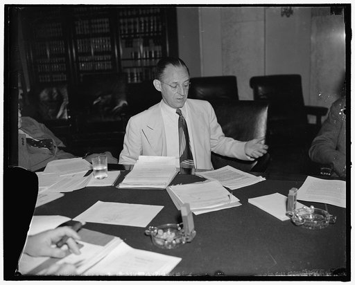 Federal Reserve Board Committee before Senate Committee. Washington, D.C., June 13. Appearing before the Senate Banking and Currency Subcommittee today, Marriner S. Eccles, Chairman of the Federal Reserve Board, expressed his opposition to a bill liberalizing provisions of the Federal Home Loan Act.