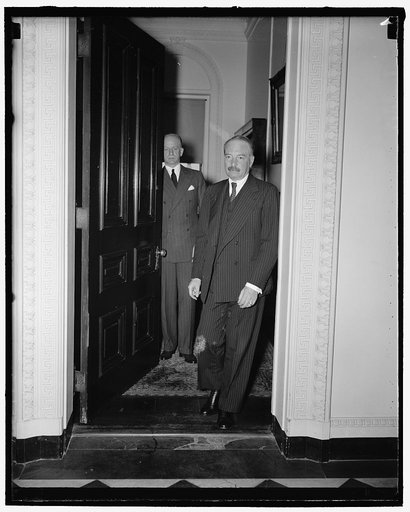 Sumner Welles, left