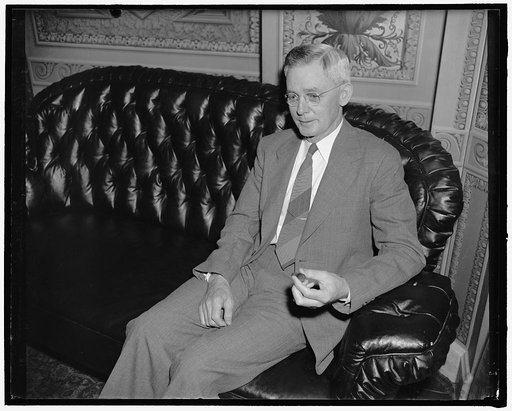 Senator from Arkansas. Washington, D.C., June 21. Senator John E. Miller, Democrat of Arkansas, posed for this new informal picture at the Capitol today