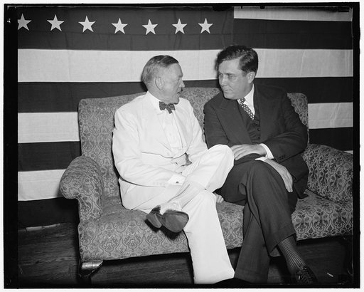Charles McNary, left; Wendell Wilkie, center