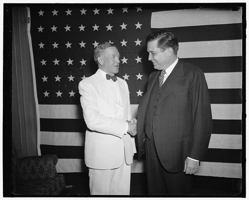 Charles McNary, left; Wendell Wilkie, center