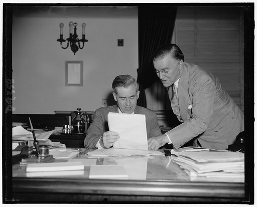 Secy. Wallace & Harry Slattery