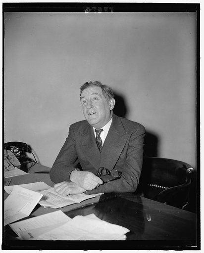 Senator Sheridan Downey, Calif., 1940