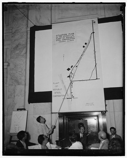 Defends Chicago police in strike riot tactics. Washington, D.C., June 30. Testifying before the Civil Liberties Committee today, Capt. John C. Prendergast chief of the uniformed force of the Chicago police, defended the tactics used by his men last May 30 when ten marching strikers were killed at th