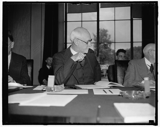 Urges expanded powers for Home Loan Bank Board. Washington, D.C., May 11. Chairman John H. Fahey of the home Loan Bank board today told a Senate Banking and Currency Subcommittee that a bill to expand powers of the Board would stimulate housing and was very desirable in the Board's opinion. He point