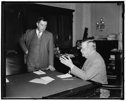 "Cotton" Ed Smith Snubbed by the President. Washington, D.C., Oct. 1. A wrathful and unpurged Senator "Cotton Ed" Smith, D. of S.C., last night roared a furious protest at refusal of President Roosevelt to receive a delegation of cotton and wheat Senators. A special committee headed by Smith had wai