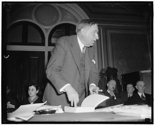 R.V. Fletcher, General Counsel of the Assoc. of the Amer. Railroads, before the Senate Finance Committee tax hearing