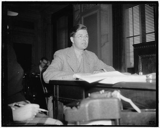 Appears before Senate Unemployment Committee. Washington, D.C., Mar. 14. Contending that the problem of providing for the poverty-stricken workers transcends state lines, Paul S. Taylor of the Univ. of California, outlined a program for federal assistance. The proposed program would provide grants i