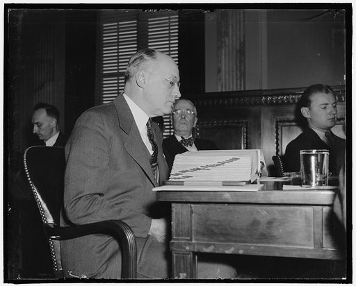Admits secret contributions. Washington, D.C., March 30. Col. William Frew Long, manager of the Associated Industries of Cleveland, today told the Senate Civil Liberties Committee that many nationally prominent firms made secret contributions to the organization and were listed as numbers on the ass