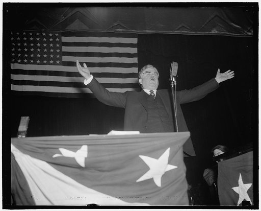 John L. Lewis at United Mine Workers Convention
