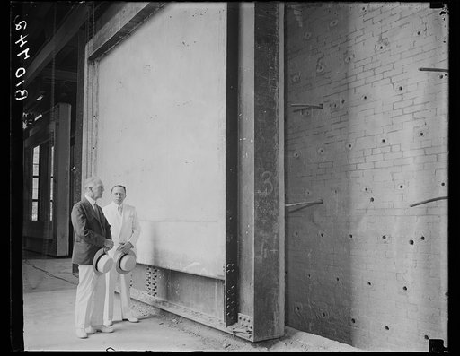 Dr. Kline and Dr. Briggs at Bureau of Standards, Dr. Julius Kline and Dr. Briggs at the Bureau of Standards file