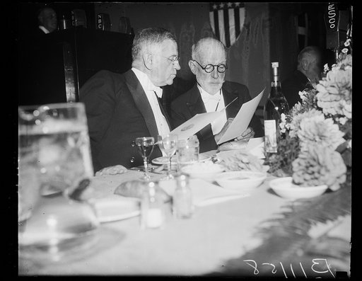 Highlights of the World Power Conference Banquet, Washington, D.C., September 11. Among the principal guests at the banquet given to the delegates of the Third World Power Conference last night at Union Station were e the Secretary of the Interior Harold Ickes and Dr. W.F. Durand, Assistant Chairman