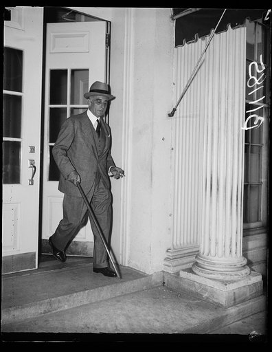 Man at White House, Washington, D.C.
