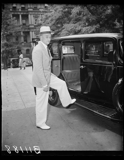 Man at White House, Washington, D.C.