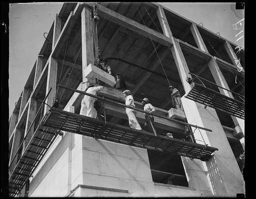Construction on new Federal Reserve building