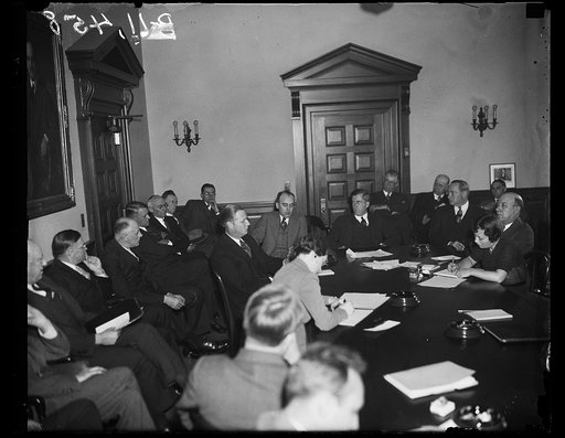 Group, including Henry A. Wallace, center