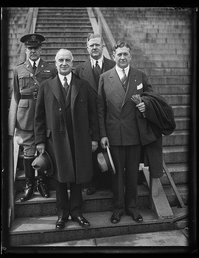 Group on steps of State, War and Navy Building, Washington, D.C.